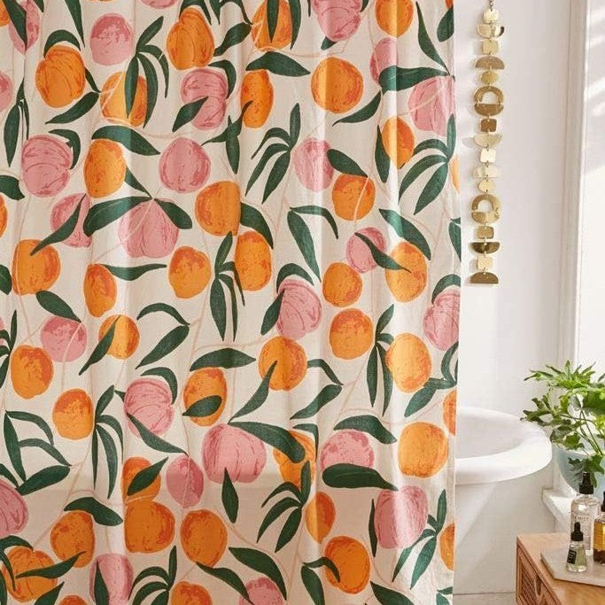 Colorful Shower Curtain Natural Clear Waterproof