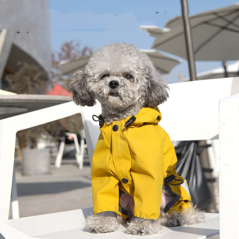 Dog Raincoat Is All Inclusive And Waterproof
