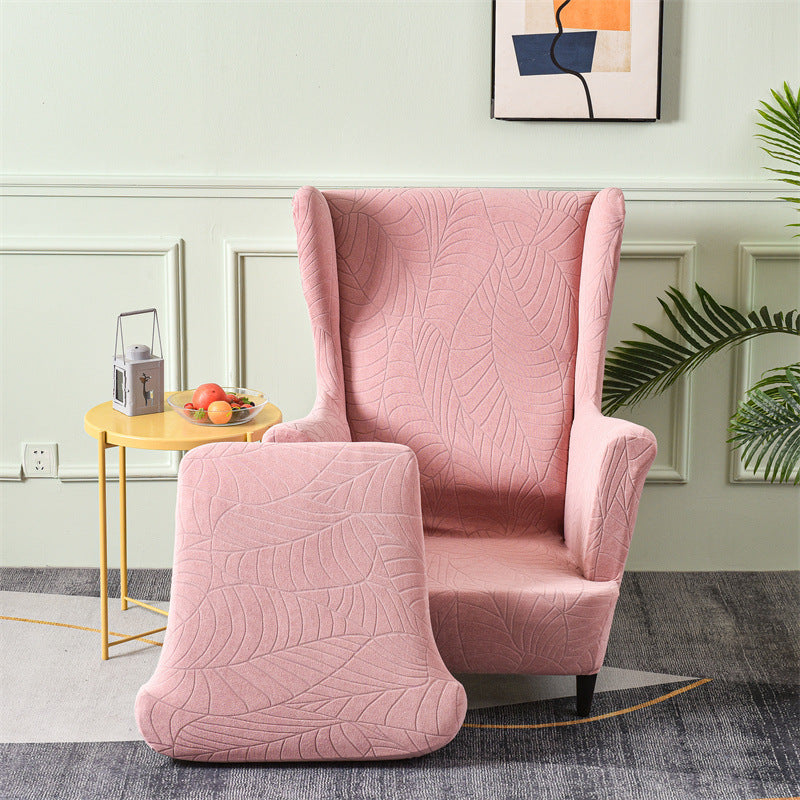 Pure Color Jacquard All-inclusive Chair Cover American Jiameng Cushion