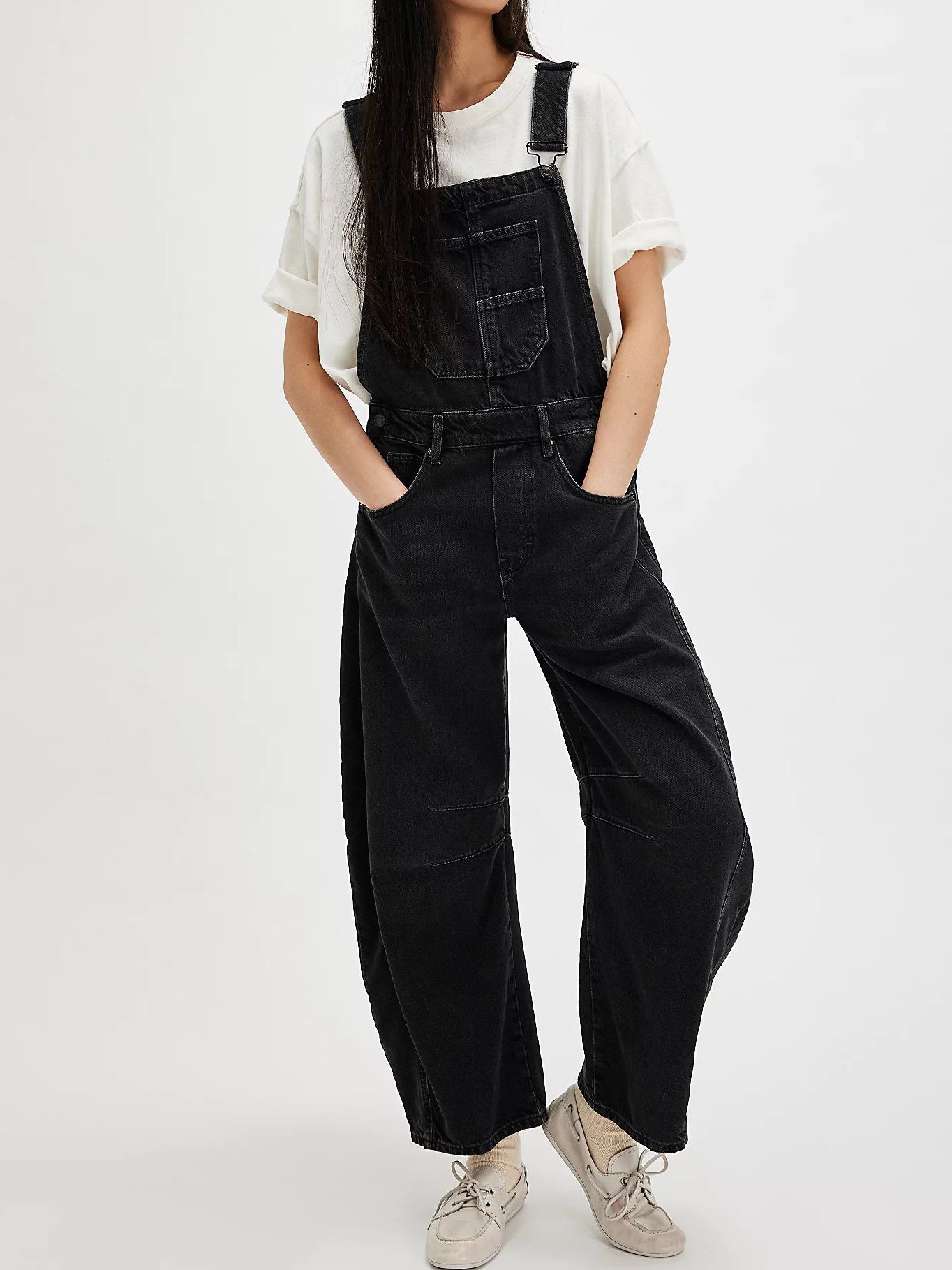 Casual Loose Denim Overalls