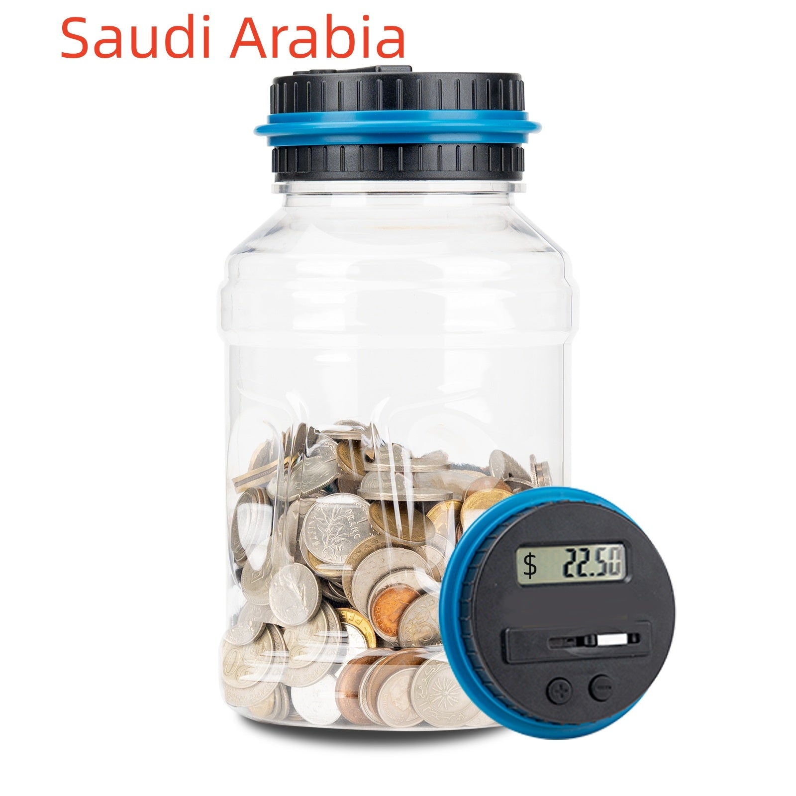 Pounds Full Of Coin Bank Count Savings