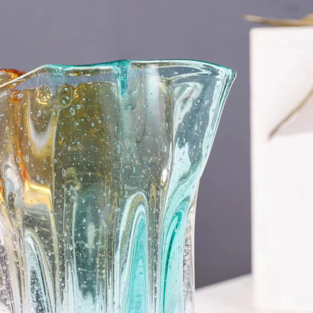 Hand-blown Glass Vase Conch Shell Living Room Crafts Ornaments