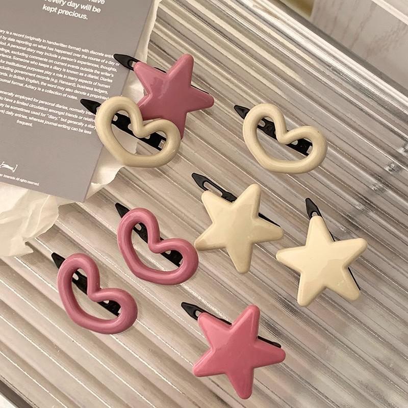 Heart Earrings For Girls Barrettes Cute And Sweet