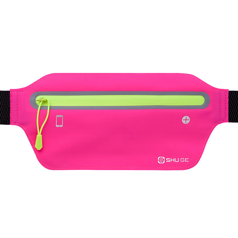 Ultra-thin Running Waterproof Portable Close-fitting Reflective Sports Phone Waist Bag