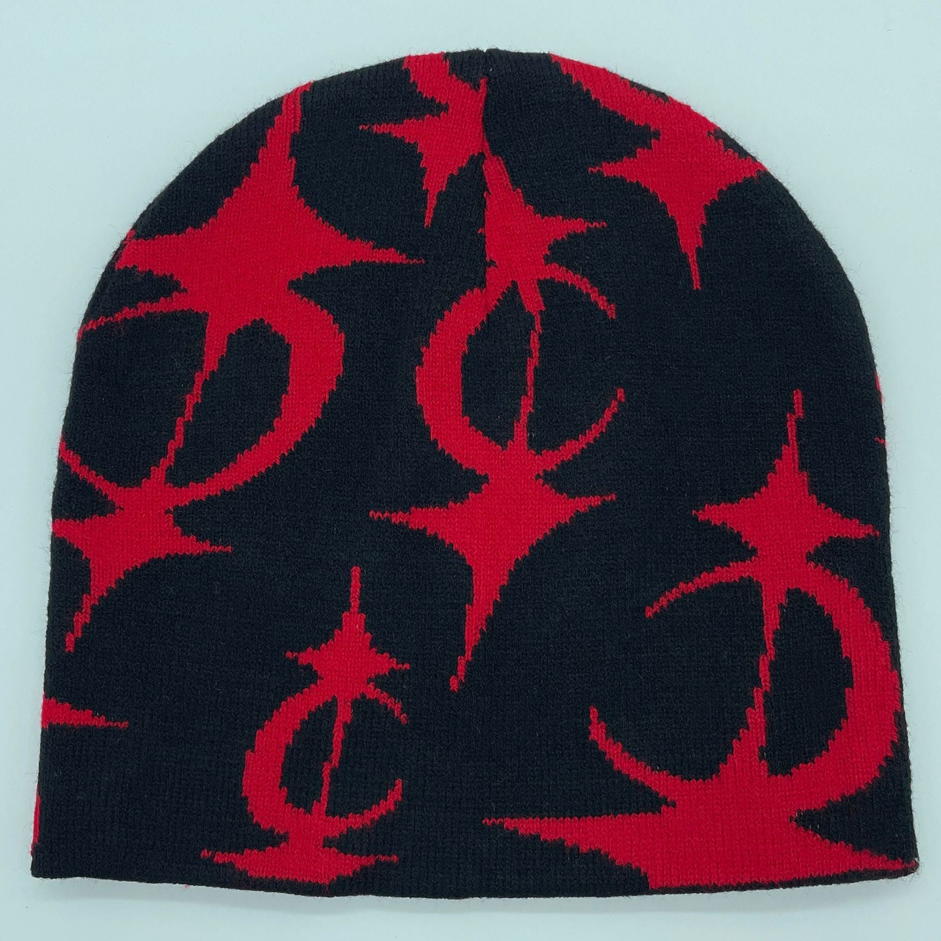 Five Pointed Star Men's And Women's Jacquard Knitted Hats