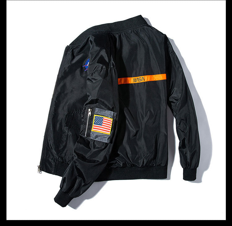 Spring and autumn men's bomber jacket men's astronaut overalls men's and women's overalls astronaut air force one