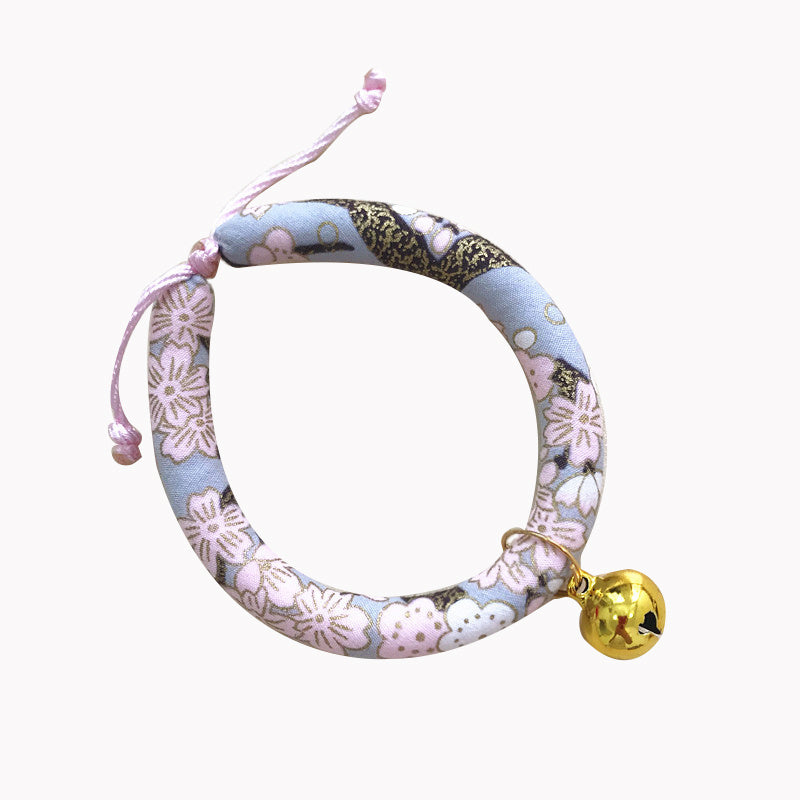 Japanese style pet cat and dog collar necklace
