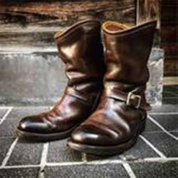 Simple Casual Pointed Wedge Heel Martin Boots