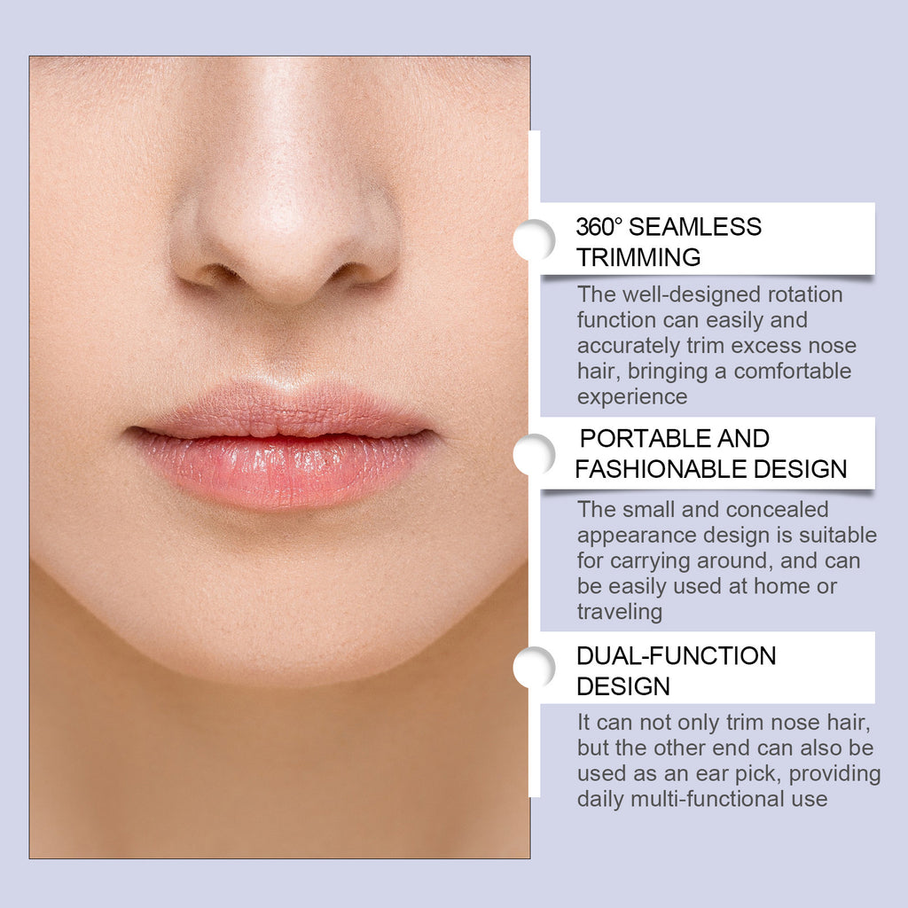 Multifunctional Nose Hair Trimmer Gentle Cleaning