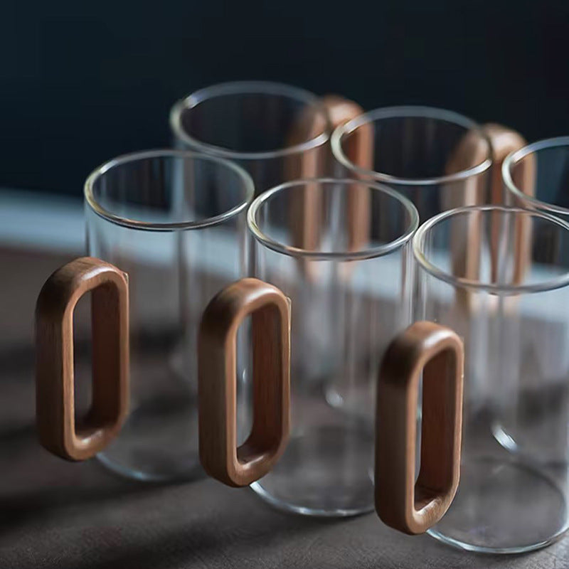 Household Borosilicate Glass Smoky Gray Water Cup