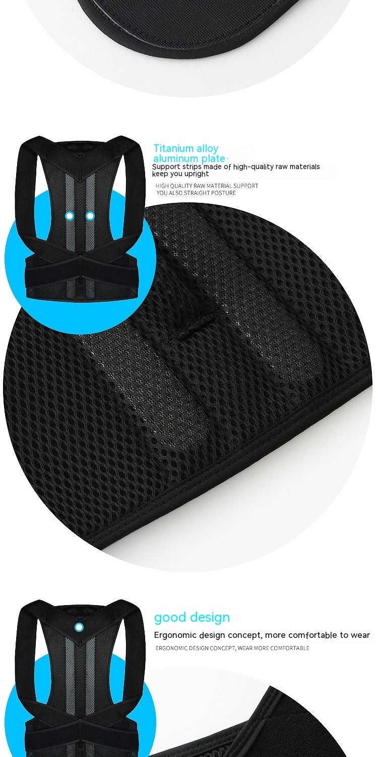 Back Correction Band Three-color Double Bone Invisible