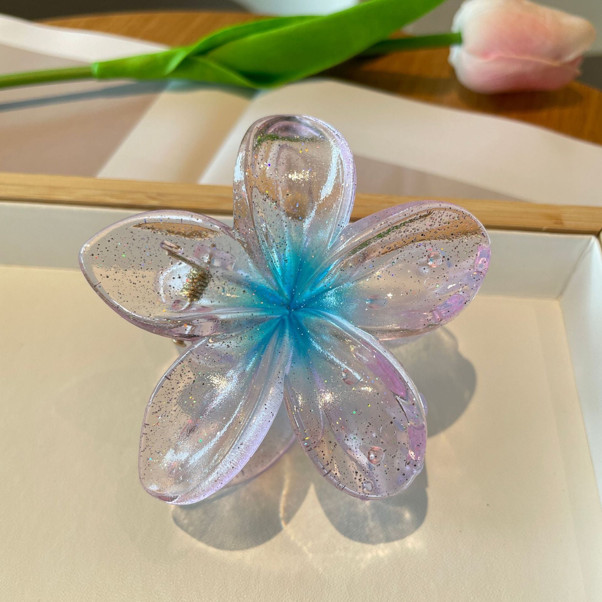 Flower Barrettes Women's Colorful Updo Gadget Hair Accessories