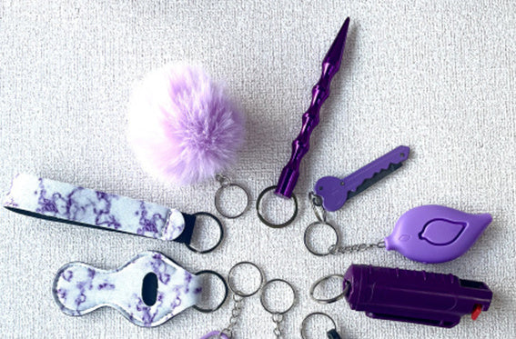 Girl Wristband Self-defense Key Chain