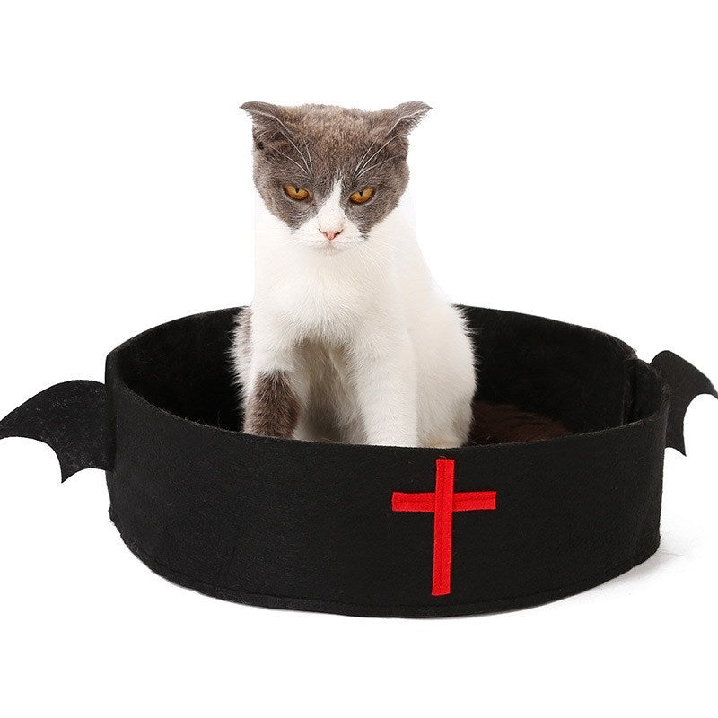 Halloween Christmas Horror Pet Cat Dog Bed