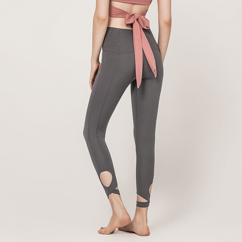 Sexy tight beauty back quick dry web celebrity yoga suit