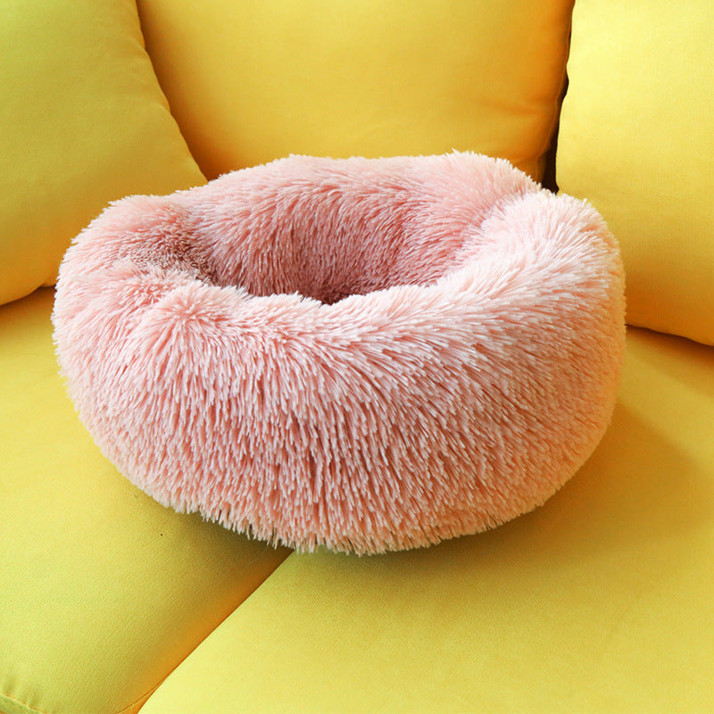 Plush deep sleep kennel