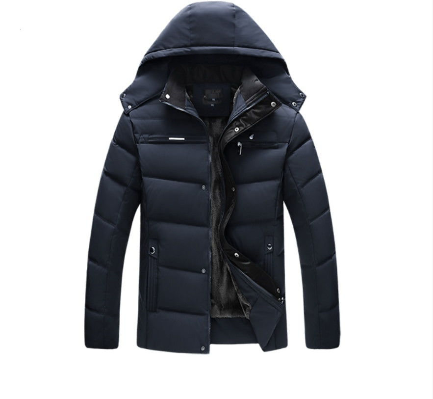 Men's plus velvet jacket