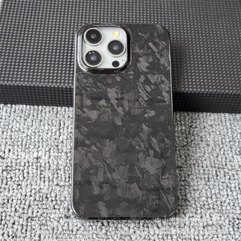 Forged Pattern Carbon Fiber Phone Shell