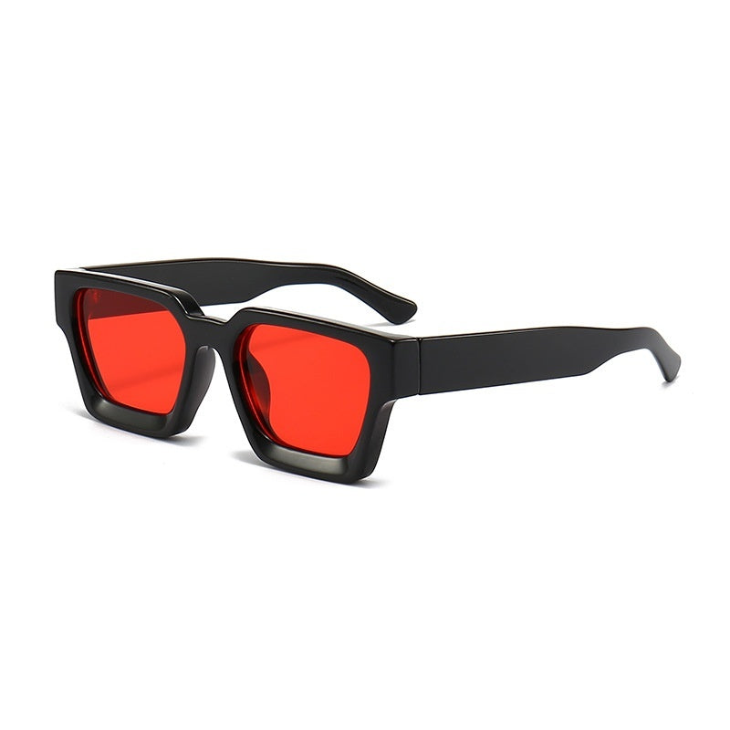 Minimalist And Versatile European And American Thick Frame Sunglasses