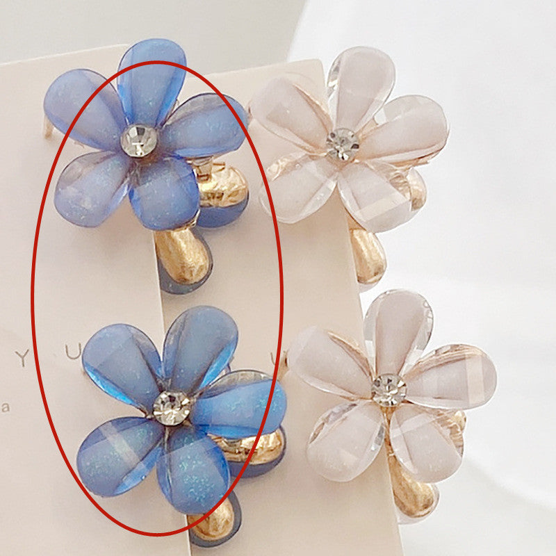 Female Clip Hairware Five Petal Flower Hairpin