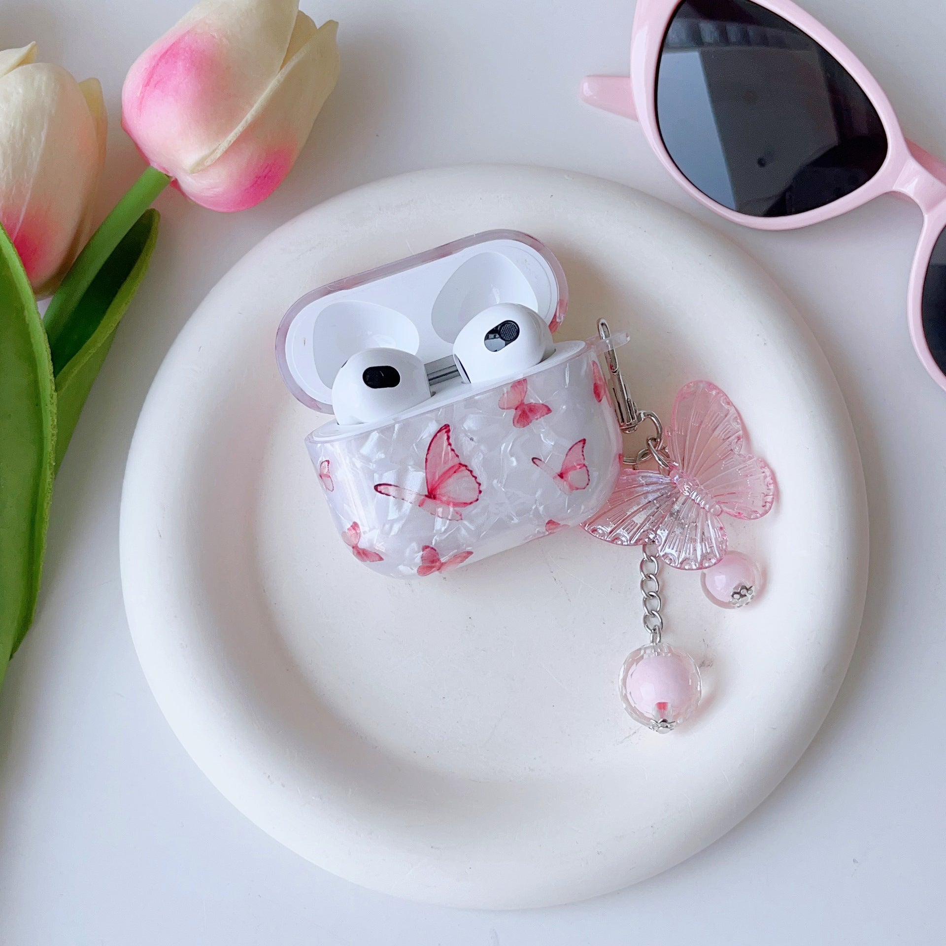 Shell Pattern Butterfly Bluetooth Wireless All-inclusive Headset