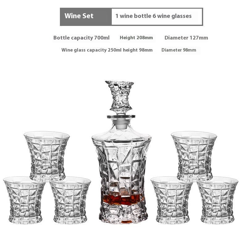 Creative Whiskey Liquor Glass Suit