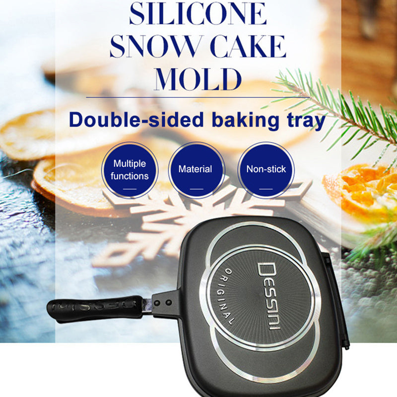 Aluminum Double-sided Frying Non-stick Pan