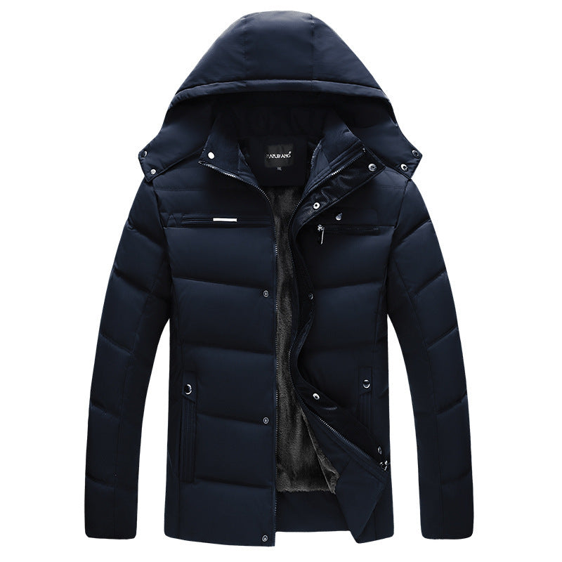 Winter coat with thickened cotton padded jacket