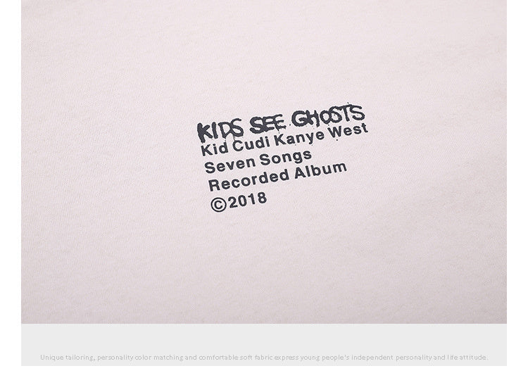 Mannen Vrouwen Hip Hop T-shirt Mode Kanye Kinderen Zien Spoken Casual Harajuku Pullover Streetwear Katoenen T-shirt Met Lange Mouwen Top tees