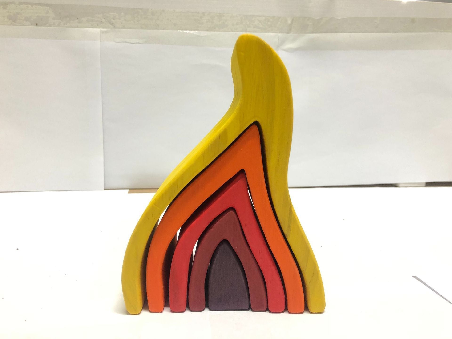 Early education stacking high blocks