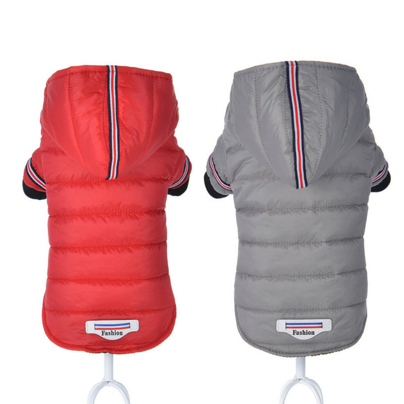 Pet clothes, autumn and winter cotton jacket, small dog