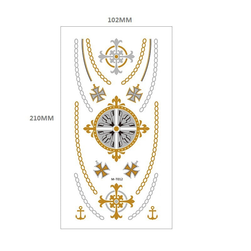 Gliding Tattoo Sticker Water Transfer Waterproof Tattoo Sticker