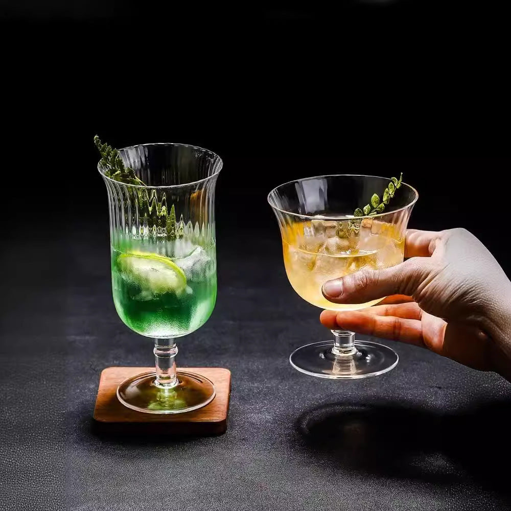 American Cold Ice Latte Coffee Cup Bar Cocktail Household Glass