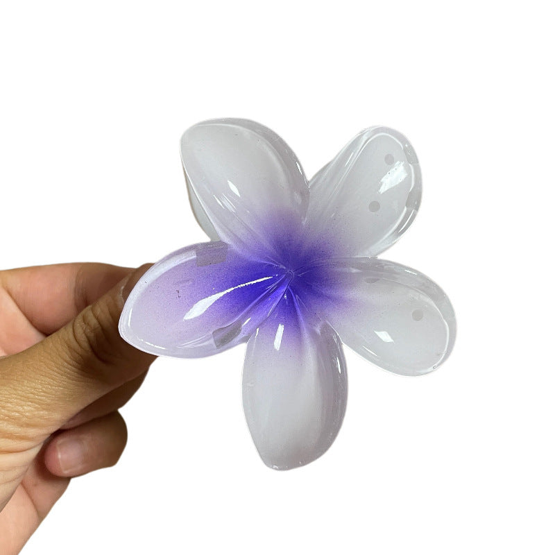 Flower Barrettes Women's Colorful Updo Gadget Hair Accessories