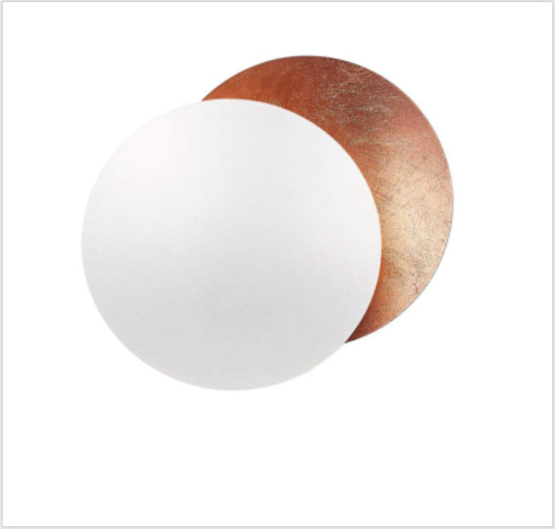 Nordic Designer Bedroom Bedside Lamp Post-modern Minimalist Living Room Entrance Aisle Corridor Background Wall Decoration