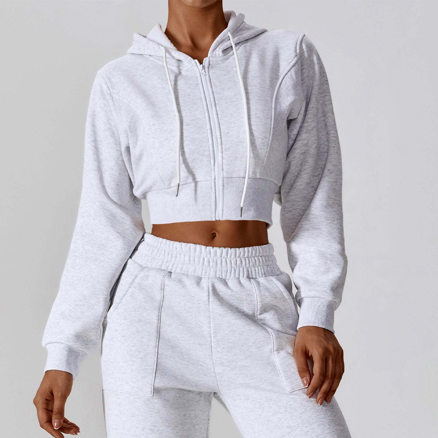 Loose Long Sleeve Sweatershirt Coat For Women