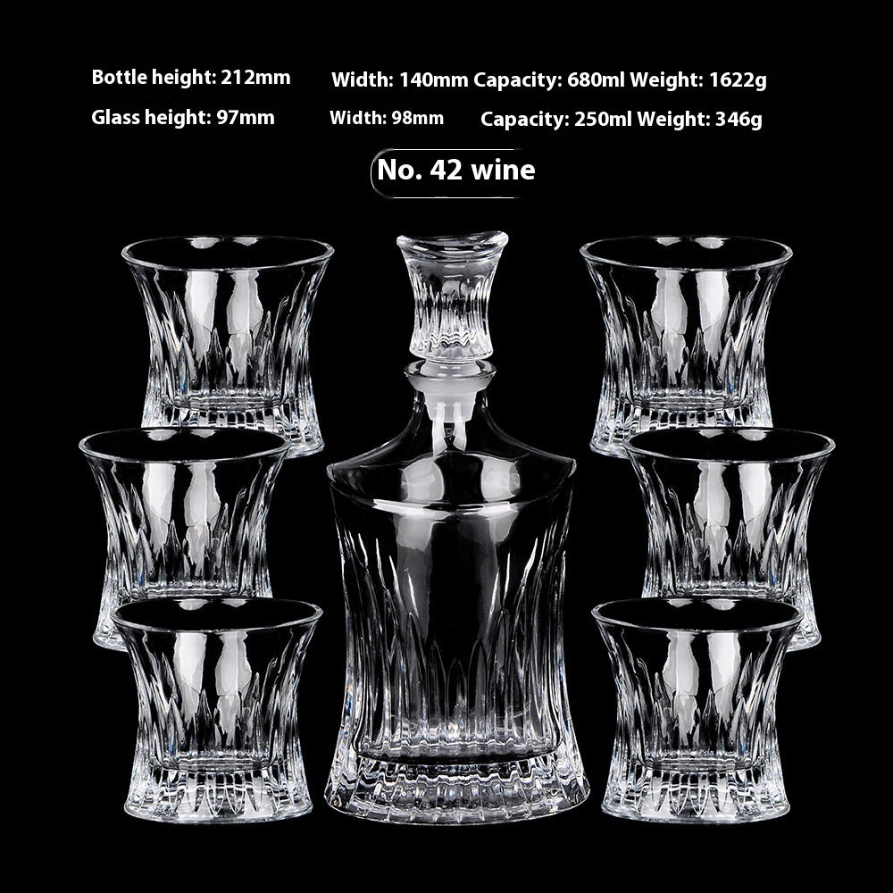 Creative Whiskey Liquor Glass Suit