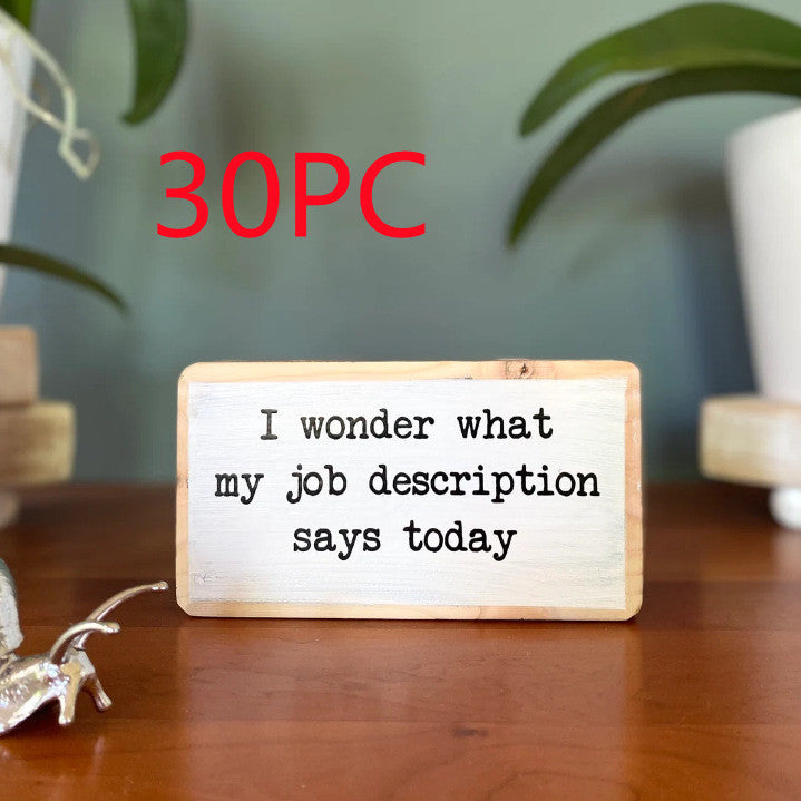 English Letters Desktop Ornaments