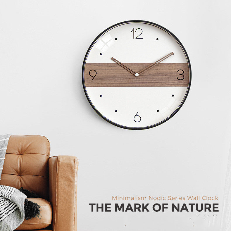 Modern Minimalist Nordic Creative Wall Clock Mute