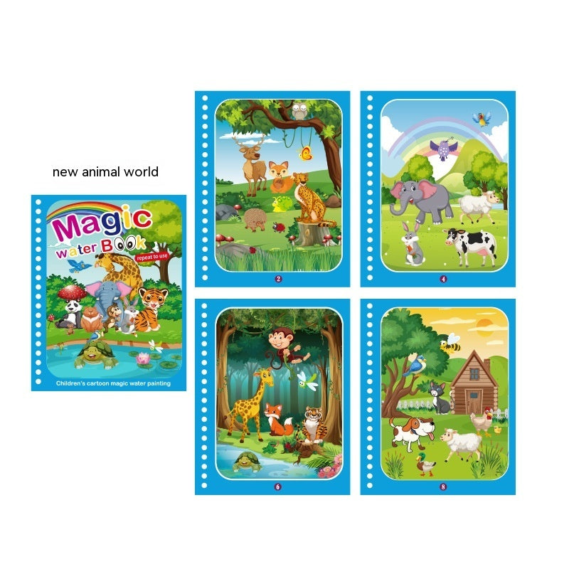 Children's Diy Magic Water Picture Book