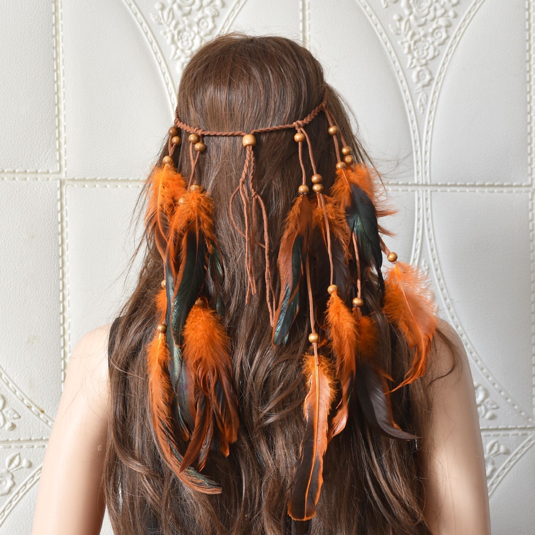 Feather Hair Band New Retro Fringed Headwear