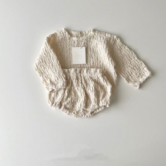 Children's Knitted Cute Top Pp Shorts