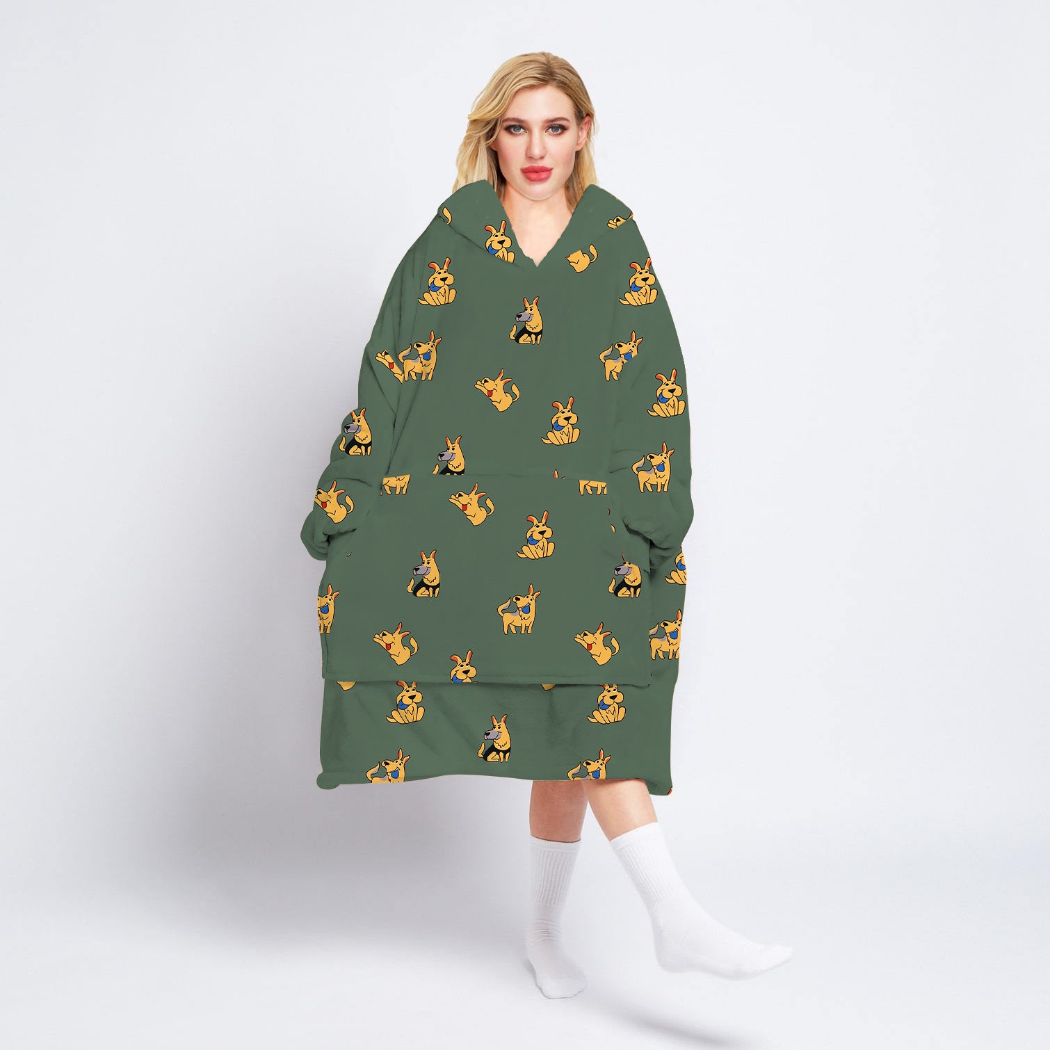 Cashmere adult sweater blanket