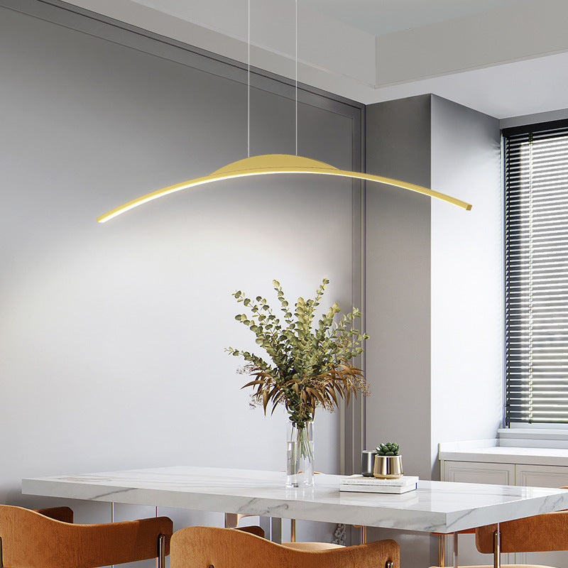 Led Acrylic Living Room Chandelier Creative Iron