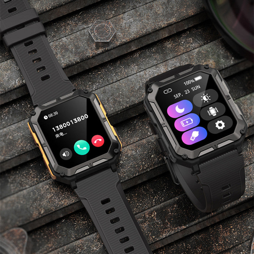 Outdoor Smartwatch with Bluetooth and Health Features