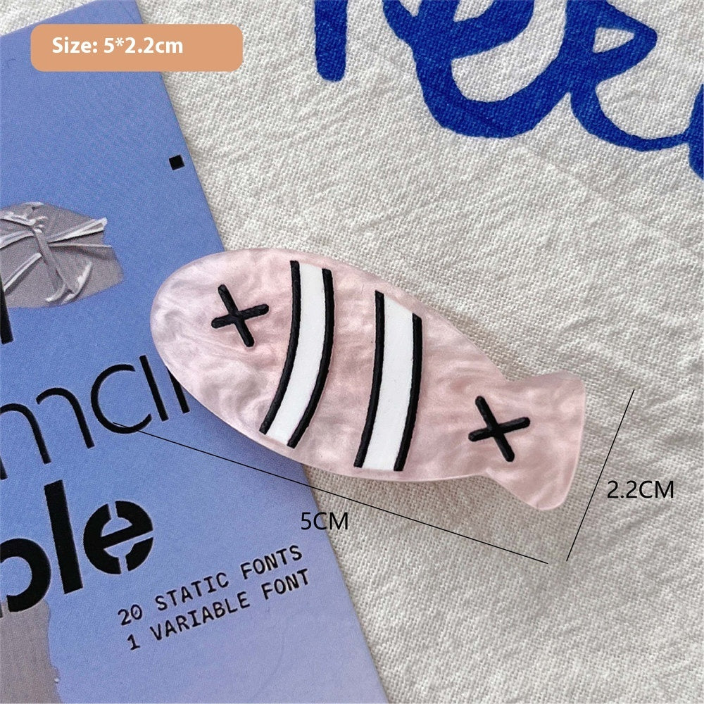 Cute Cartoon Ocean Series Barrettes Girly Heart