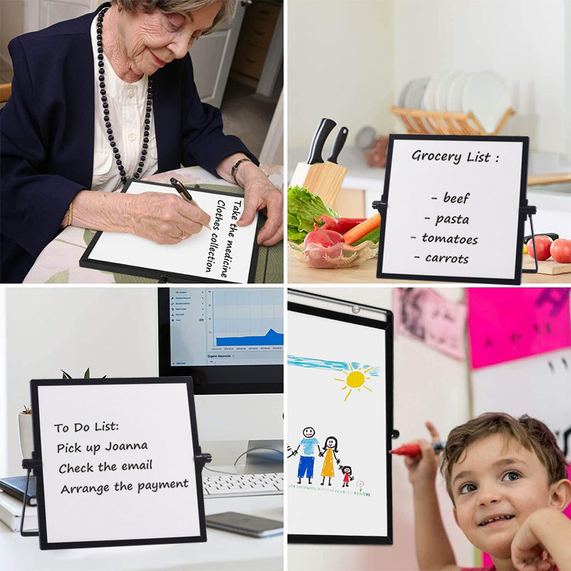 Home Office Double-sided Magnetic Desktop Tiny Whiteboard