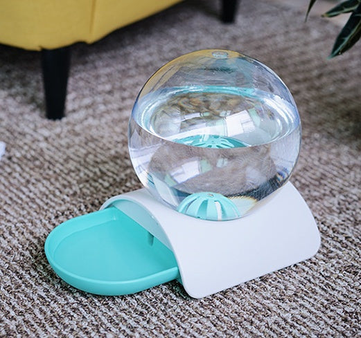 Bubble Pet Cat Non Wet Mouth Water Dispenser