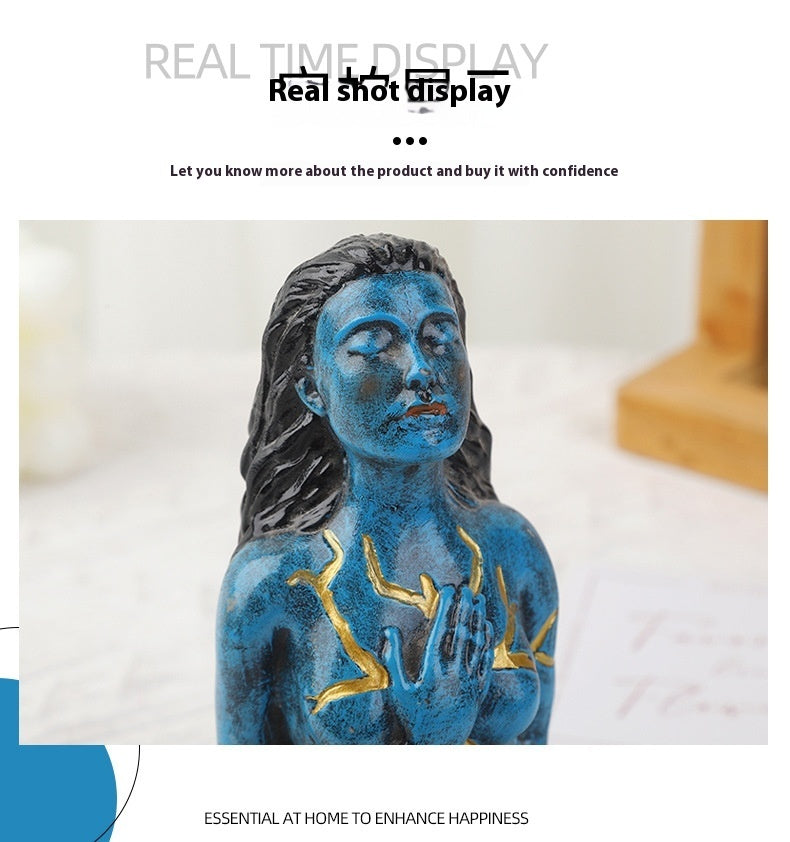 Healing Series Home Ornament Goddess Resin Decorations
