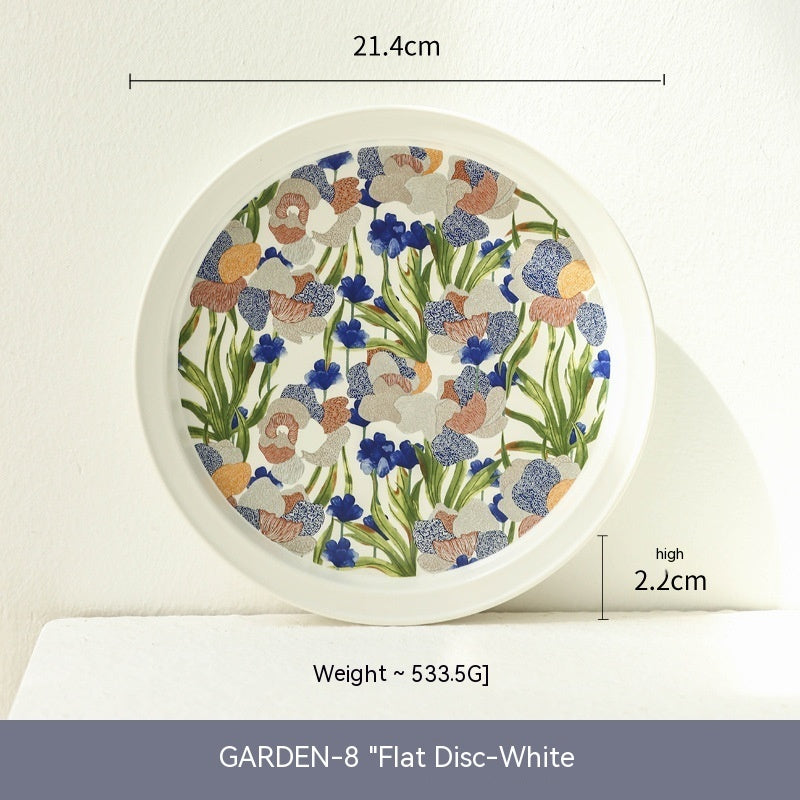 Retro Watercolor Style Fashion Ceramic Coffee Set